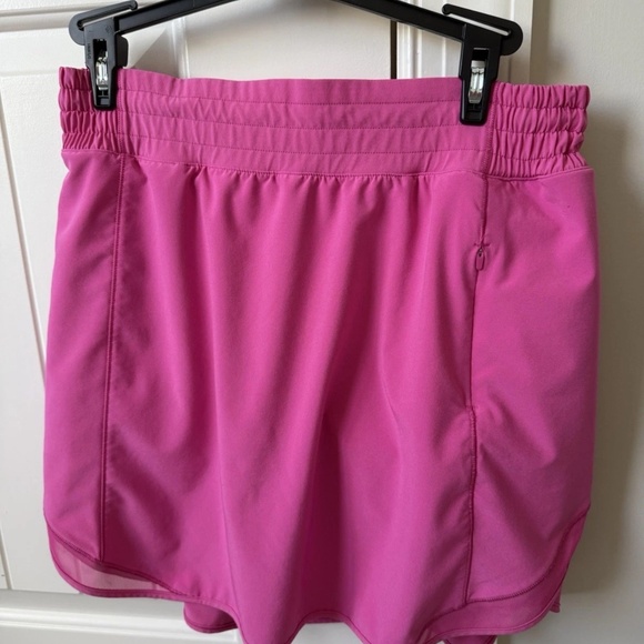 Lululemon Hotty Hot Skort Size 10 Pink High Rise Tennis Pickleball - Picture 1 of 8